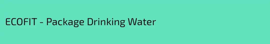 ECOFIT - Package Drinking Water 